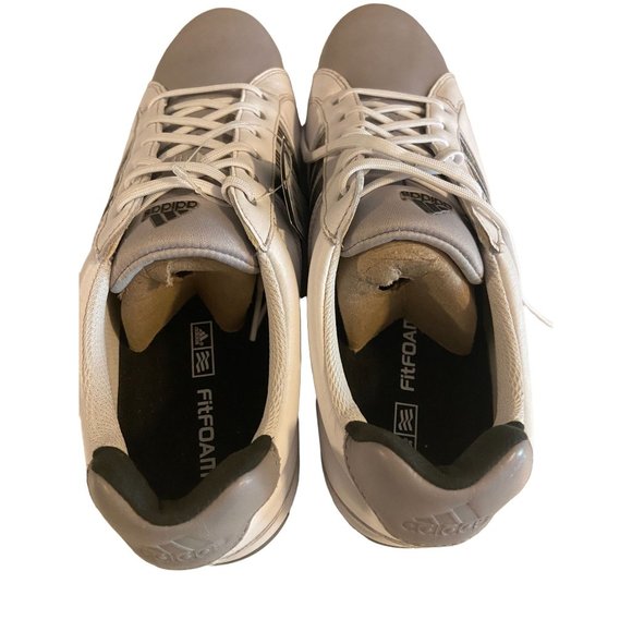 New Adidas Mens Adicross Tour White Lace Up Spike Golf Sneakers Q46663 Size 12.5 main image 6